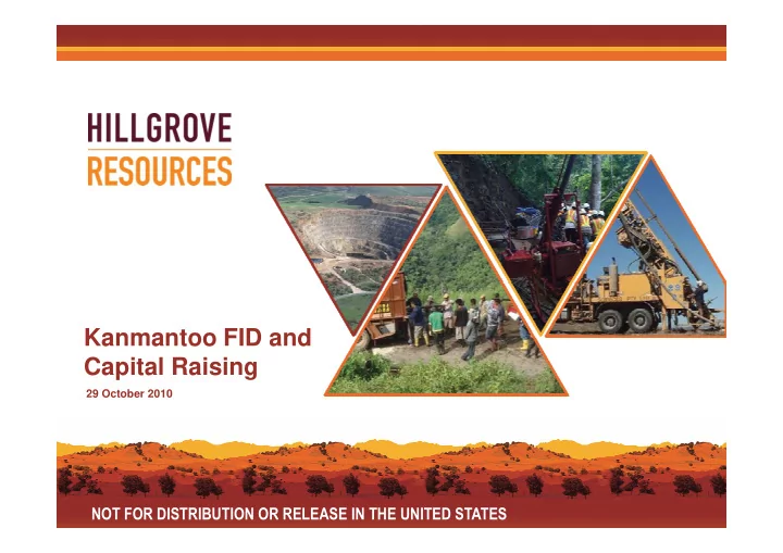 kanmantoo fid and capital raising