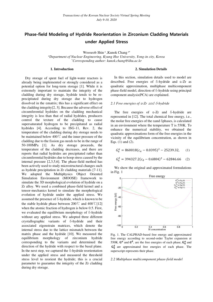 phase field modeling of hydride reorientation in