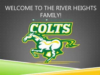 WELCOME TO THE RIVER HEIGHTS  FAMILY!  River Heights.  proud to be named a  California Gold