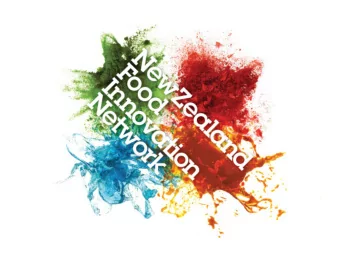 Food Innovation for the Future  1.  W  ASTE  AVOPURE  2.  TRUST  3.  CRAFT  4.  HEALTH  5.