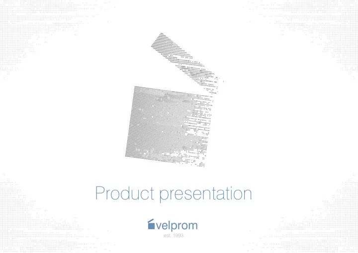 product presentation