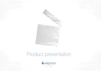 Product presentation  est. 1993  INTRODUCTION  TABLE OF CONTENTS  About us  Printing techniques and