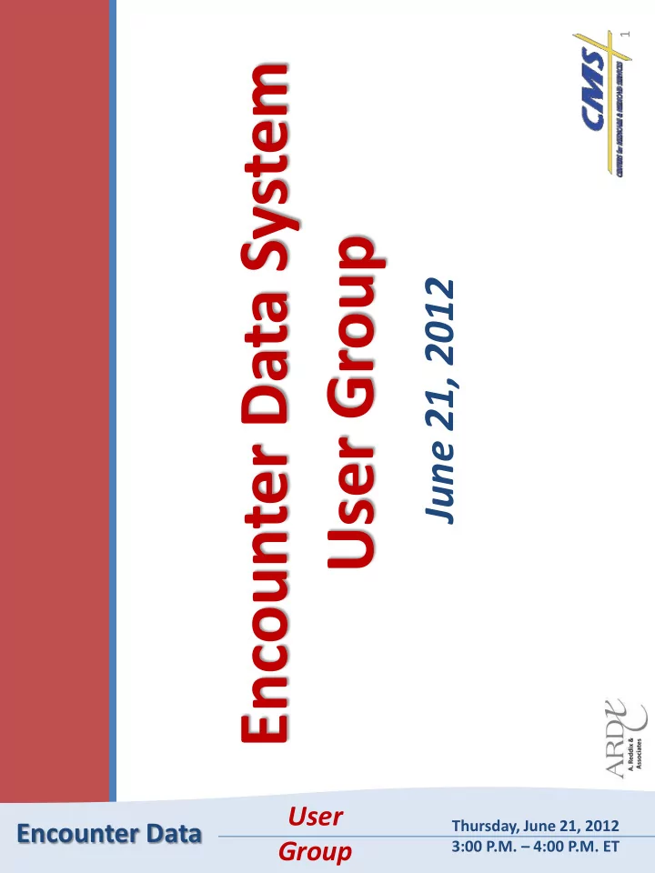encounter data system