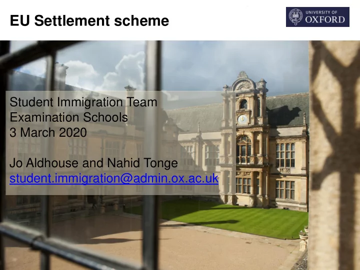 eu settlement scheme