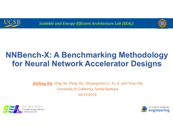 nnbench x a benchmarking methodology for neural network