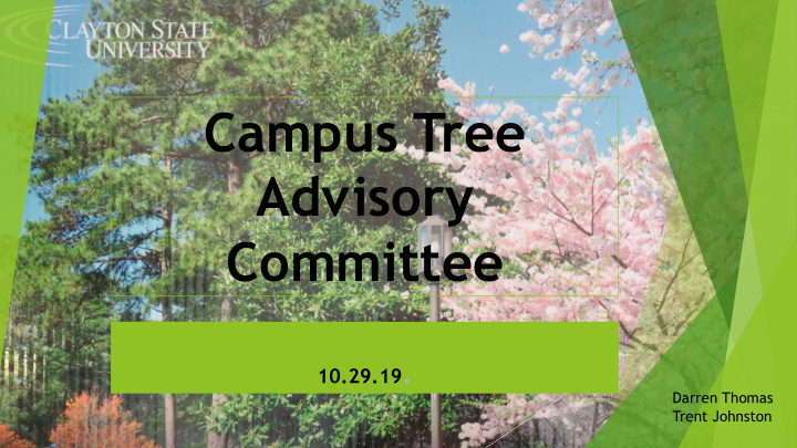 campus tree advisory committee