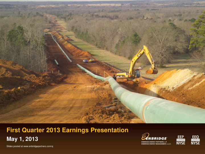 first quarter 2013 earnings presentation