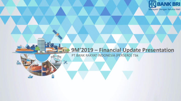 9m 2019 financial update presentation