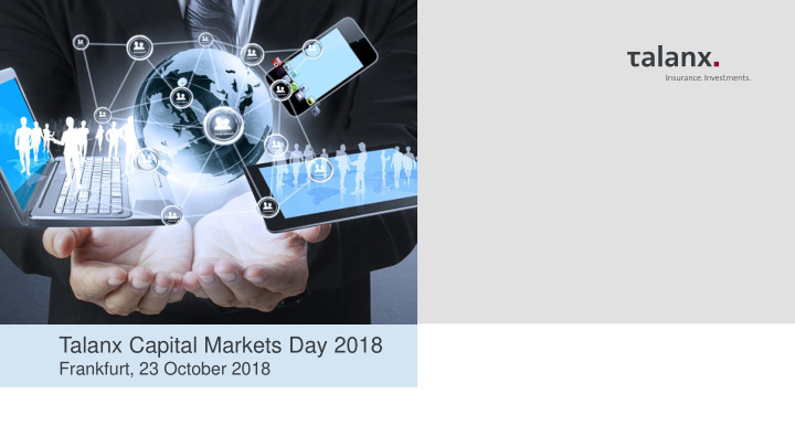talanx capital markets day 2018