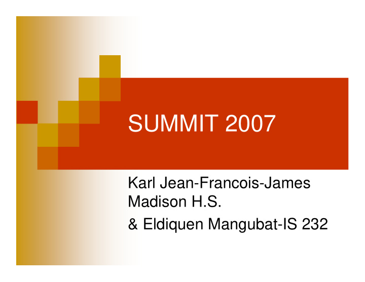 summit 2007