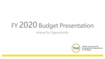 Stephanie Beckhorn  Gary Heidel  Acting Director, TED  Acting Director, MSHDA  Director, WDA  Josh