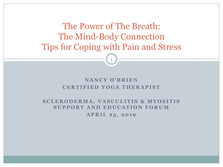 the power of the breath the mind body connection tips for