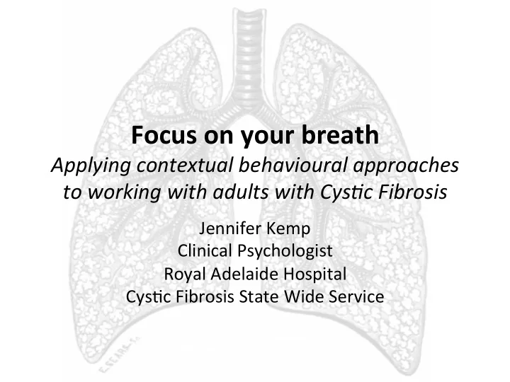 focus on your breath