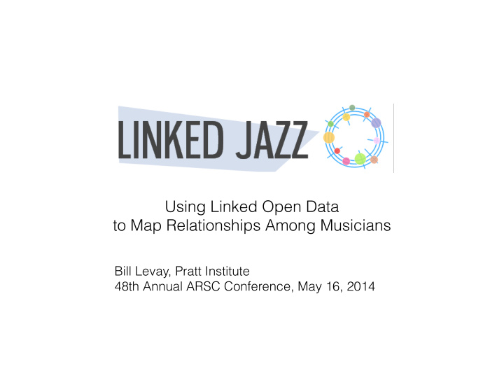 using linked open data to map relationships among
