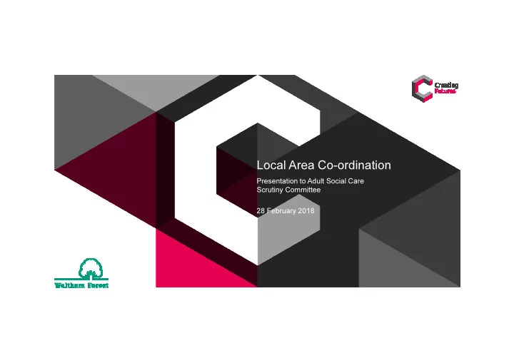 local area co ordination