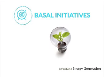 simplifying Energy Generation  1  BI is a leader in the Waste to Energy (WtE) space  BI Energy