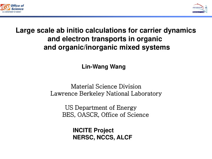 and organic inorganic mixed systems