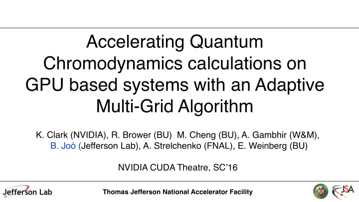 accelerating quantum chromodynamics calculations on gpu