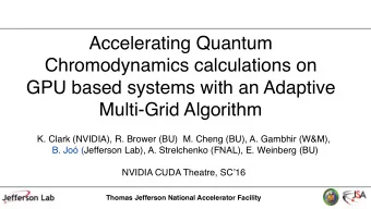 Accelerating Quantum  Chromodynamics calculations on  GPU based systems with an Adaptive