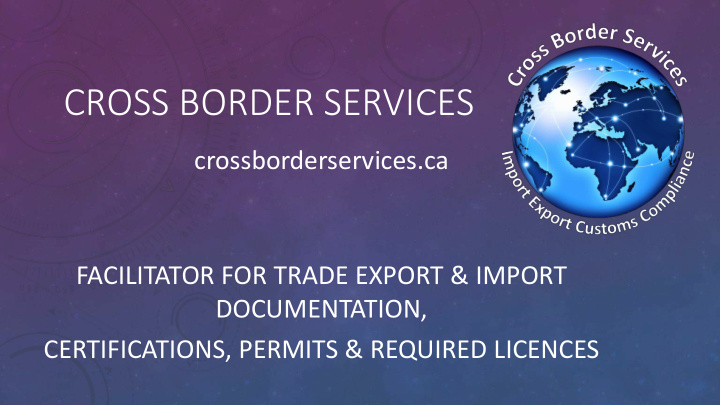 cross border services