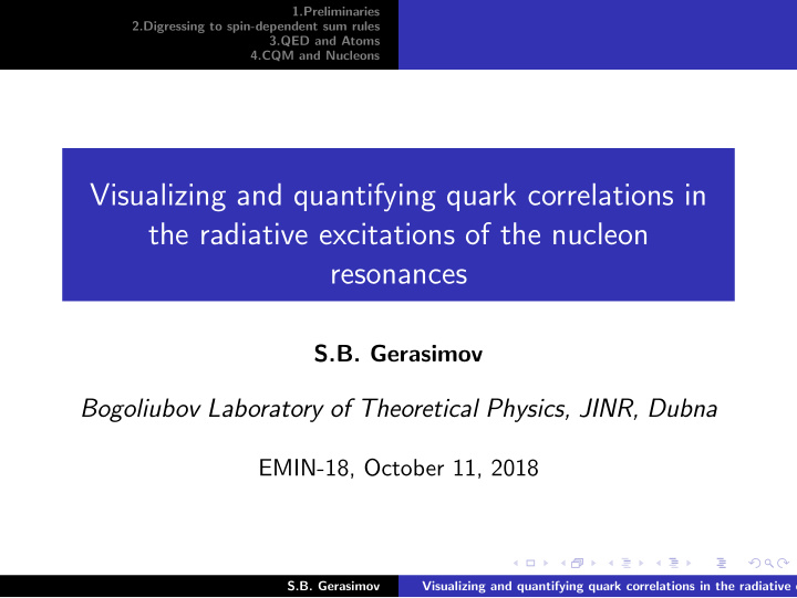 visualizing and quantifying quark correlations in the