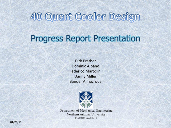 progress report presentation