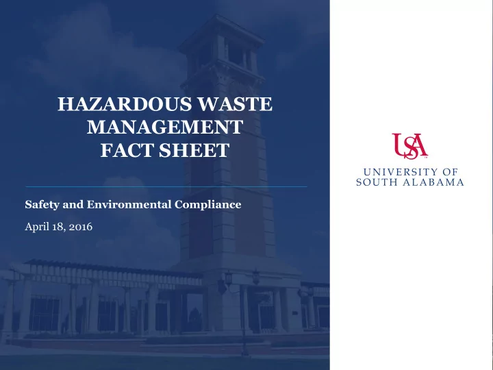 management