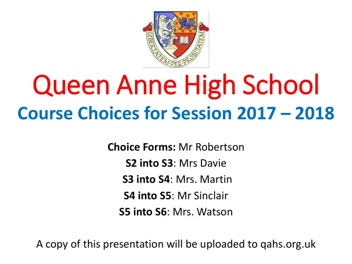 queen anne high school