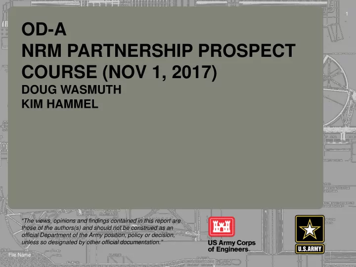 nrm partnership prospect