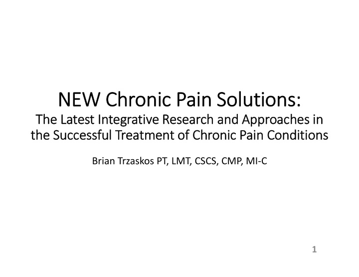 new new chr chronic nic pa pain solutions solutions