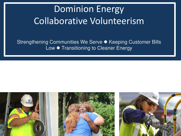 dominion energy collaborative volunteerism