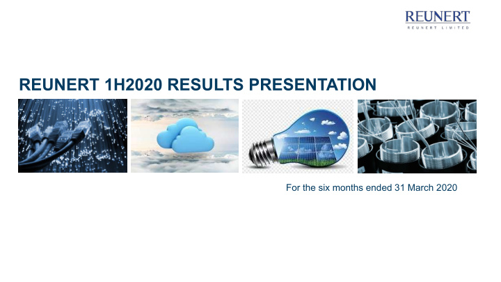 reunert 1h2020 results presentation