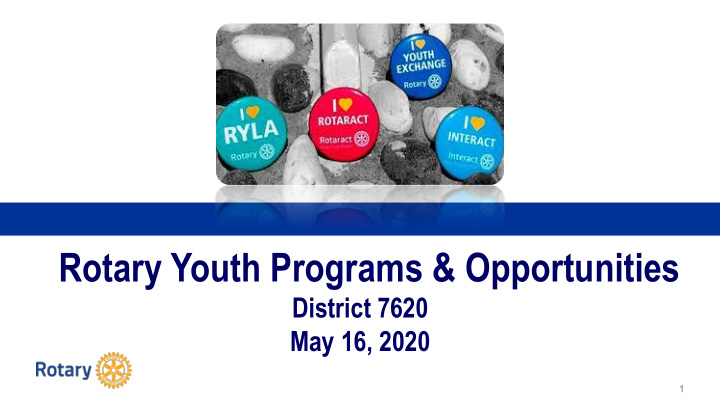 rotary youth programs opportunities