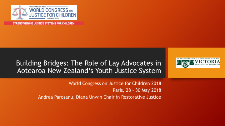 building bridges the role of lay advocates in