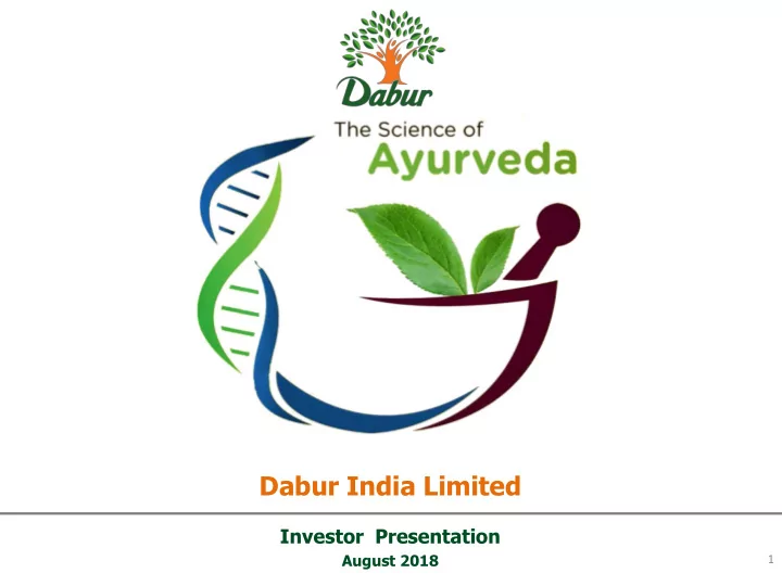 dabur india limited
