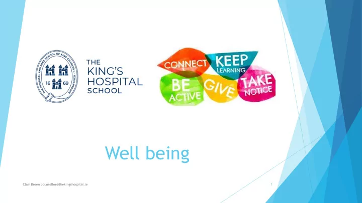 well being