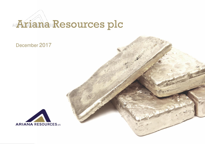 ariana resources plc