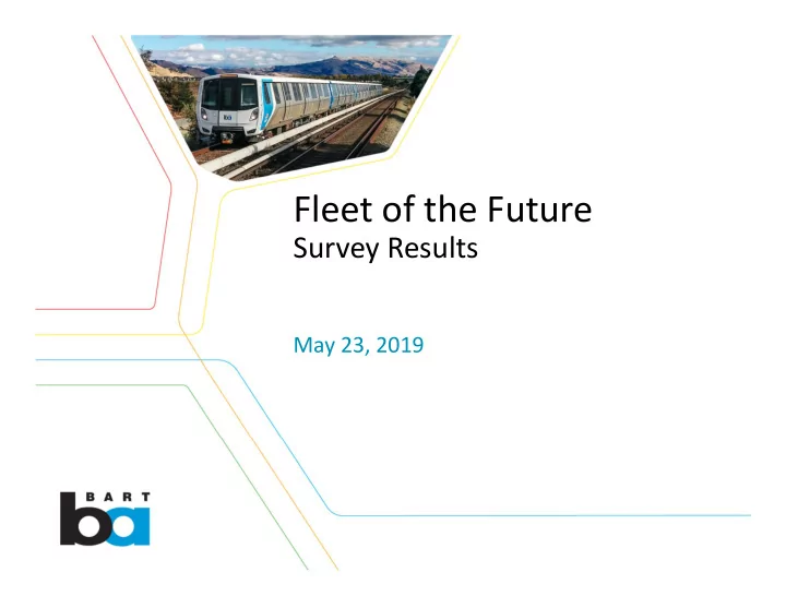 fleet of the future