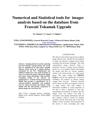 insufficient to correlate the images to other  composed of four main subsystems: the  experimental