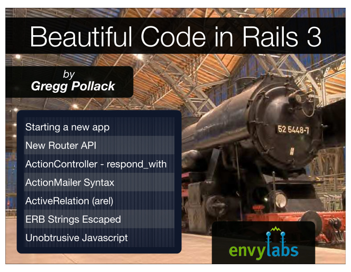 beautiful code in rails 3