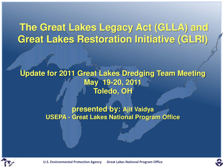 the great lakes legacy act glla and great lakes