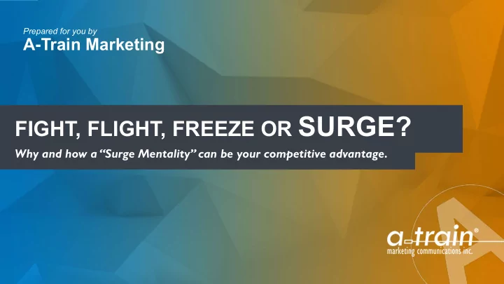 fight flight freeze or surge