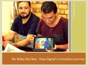 Digital publishing is the core of what we do at KIWA  About KIWA Four steps to showcase  Idea?on,