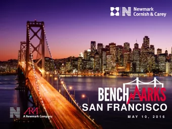 SAN FRANCISCO  M A Y  1 0 ,  2 0 1 6  1  MEGATRENDS  1.  Commercial real estate moves in cycles,