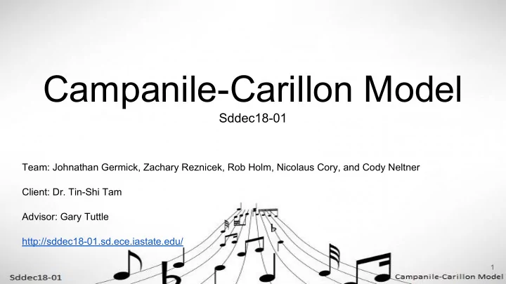 campanile carillon model