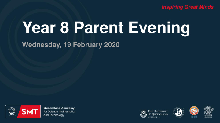 year 8 parent evening