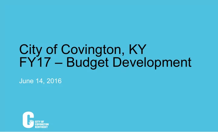 city of covington ky