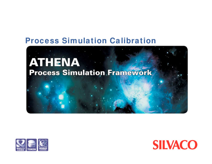 process simulation calibration agenda