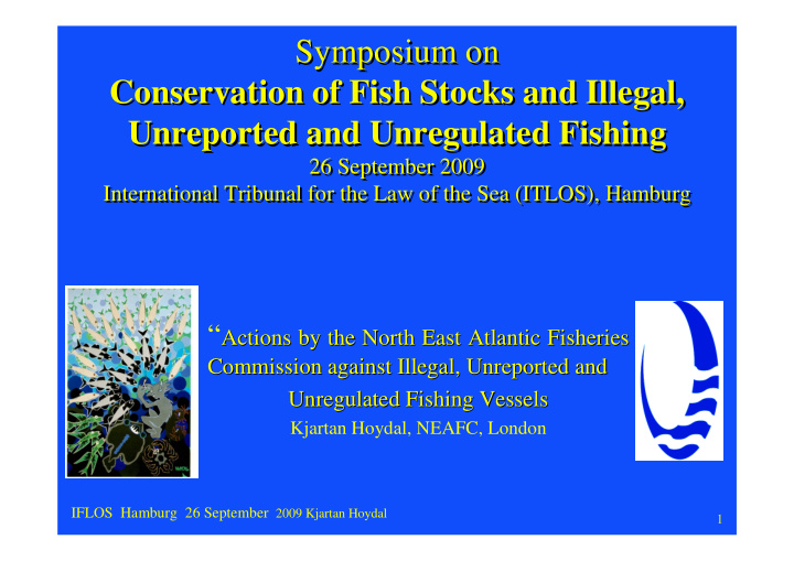 symposium on symposium on conservation of fish stocks and