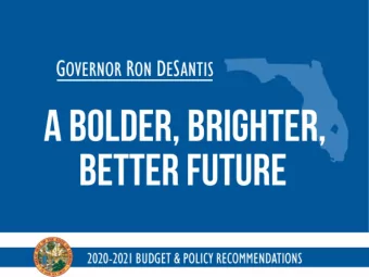 Governors Recommended Budget  Total Budget - Fiscal Year 2020-21  $ in Billions  Fiscal Year